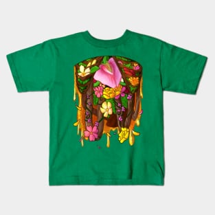 Floral Gore Kids T-Shirt